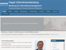 Tablet Screenshot of hoppe-net.de